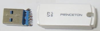 PRINCETON製USBメモリの外観